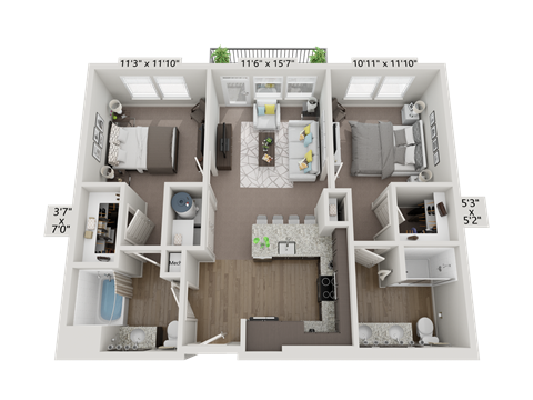 10529 East Hampton Ave 1-2 Beds Apartment for Rent - Photo Gallery 18